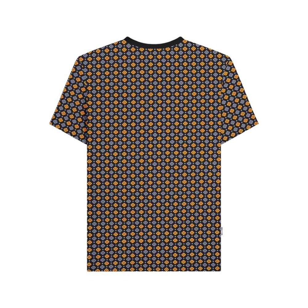 Lambretta Mens SS25 Geometric T-Shirt / Black/Gold - Picture 2 of 3